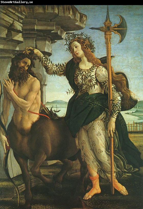 Sandro Botticelli Pallas and the Centaur